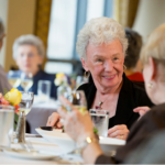 seniors dining in chicago at the clare
