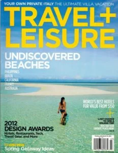 travel leisure magazine cover beach
