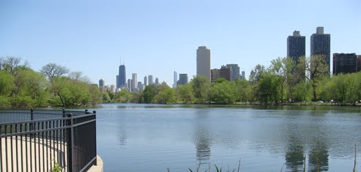 Overlook of North Pond Sanctuary/picture from City of Chicago