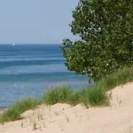 Indiana Dunes National Lakeshore beachfront