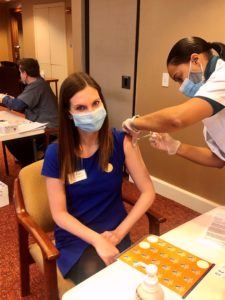 Over 600 residents, employees receive COVID-19 vaccine at The Clare 2