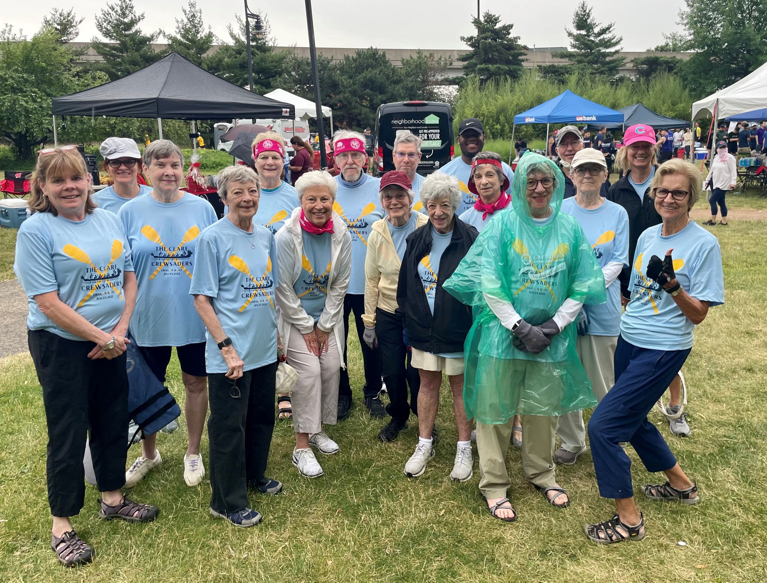 The Clare crewsaders dragon boat team