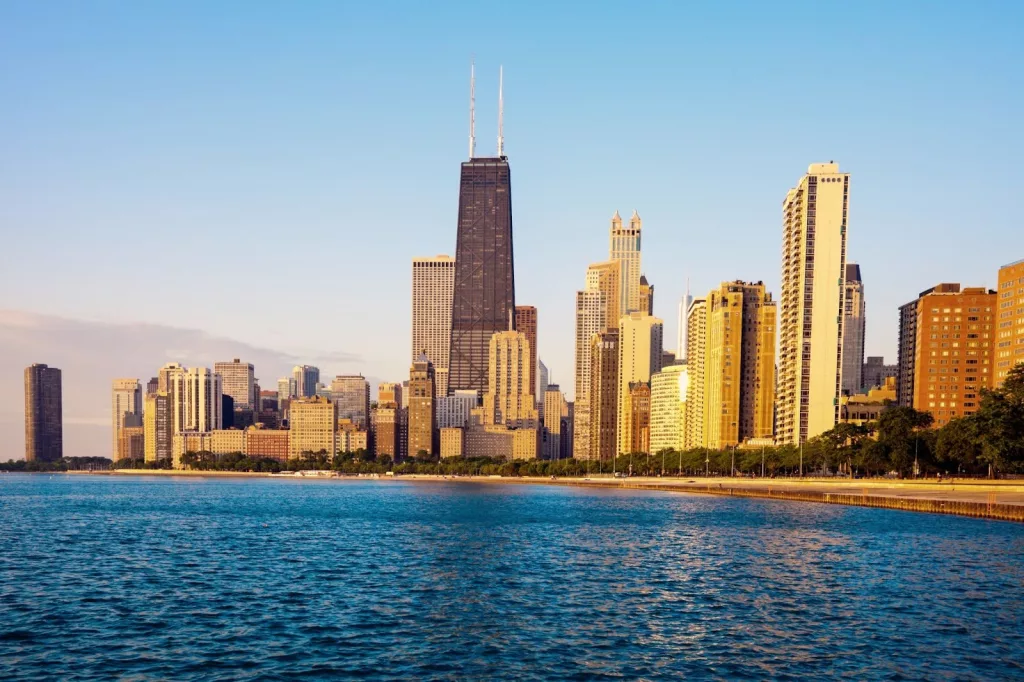 Chicago City Skyline - The Clare